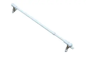 Tringle vitrage "Konera" blanc 50-80 cm