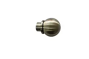Embout boule pour barre à rideau GoodHome 19 mm Antiki or