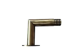 Équerre fixation droite pour barre à rideau GoodHome 28 mm Antiki doré