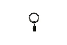10 anneaux clip pour barre à rideau Antiki GoodHome Ø16/19 mm doré