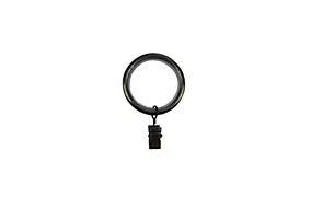 10 anneaux clip pour barre à rideau Antiki GoodHome ⌀28 mm doré