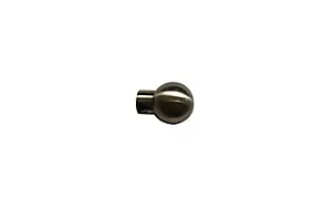 Embout boule pour barre à rideau GoodHome 16 mm Antiki or
