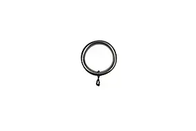 10 anneaux pour barre à rideau Athens GoodHome Ø28 mm gris