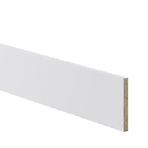 Plinthe "Artemisia" blanc moulure l.240 x h.15 cm