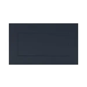 Façade casserolier ou hotte "Artemisia" bleu nuit l.59,7 x h.35,6 cm
