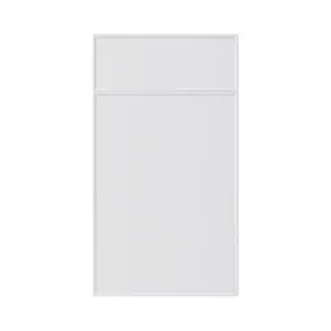 Façade 1 porte + 1 tiroir "Pasilla" blanc l.39,7 x h.71,5 cm
