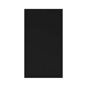 Façade 1 porte + 1 tiroir 40cm "Heline"noir mat - L. 39.7 x H. 71.5cm