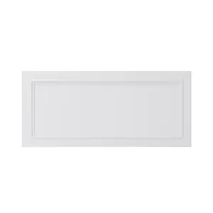 Façade casserolier ou hotte "Artemisia" blanc moulure l.79,7 x h.35,6 cm