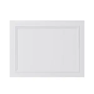 Façade de cuisine électro "Artemisia" blanc moulure l.59,7 x h.45,3 cm