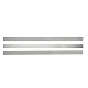 Insert inox adhésif 410 x 20 mm GoodHome