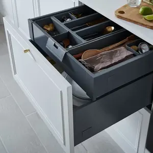 Mécanisme 60cm pour tiroir de cuisine - L. 56.4 x H. 10.8cm