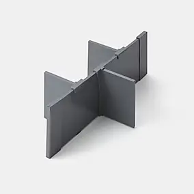 Diviseur pour casserolier GoodHome Soto gris anthracite