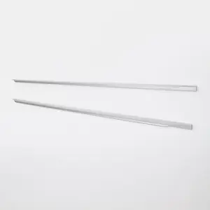 Lot de 2 poignées anodisé argent brossé "Andali L 99,7 cm