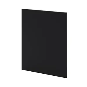 Finition caisson bas gauche "Heline"noir mat - L. 57 x H. 72cm