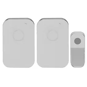 Ensemble 2 carillons et 1 bouton sans fil Blyss Soft Touch 36 mélodies