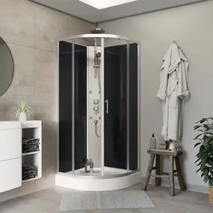 Cabine de douche hydromassante "Onega" L. 85 x l. 85 x H. 225 cm