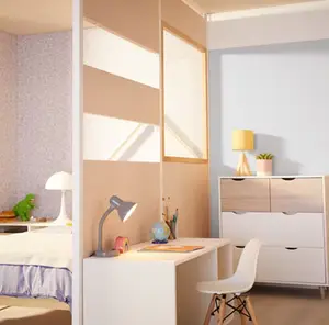 Fenêtre "Alara" claire contour chêne - H. 100 cm