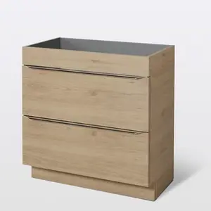 Meuble sous-vasque à poser imitation chêne L. 80 cm "Imandra"