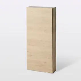 Armoire de salle de bains faible profondeur effet chêne l.40 x H.90 x P.15 cm, GoodHome Imandra