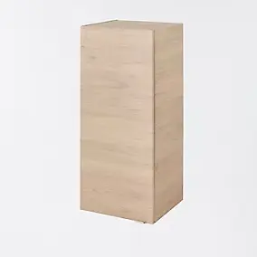 Armoire de salle de bains effet chêne l.40 x H.90 x P.36 cm, GoodHome Imandra