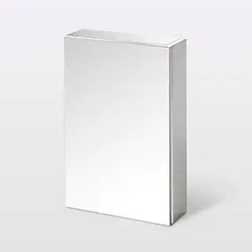 Armoire de toilette miroir l.40 x H.60 x P.15 cm, GoodHome Imandra