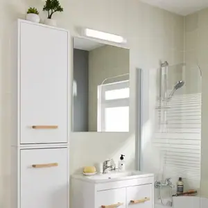 Armoire murale blanche l. 40 cm "ladoga"