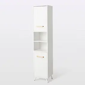Colonne de salle de bains GoodHome Ladoga blanc L. 40 x H. 190 x P. 36 cm