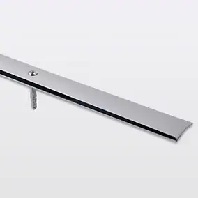 Barre de seuil finition chromé brillant Decor5 l.3 x L.93 cm