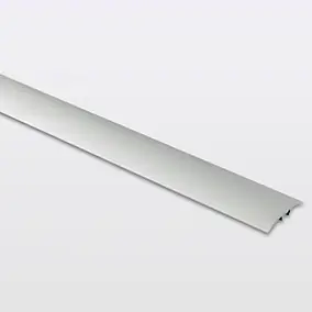 Barre de seuil incurvée en aluminium décor métal mat GoodHome 30 x 930 mm