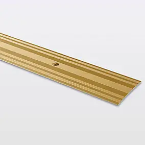 Large barre de seuil en aluminium décor doré mat GoodHome 60 x 930 mm