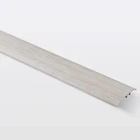 Barre de seuil en aluminium auto-adhésif, effet chêne blanchi GoodHome, décor 145, L.930 x l.37 mm