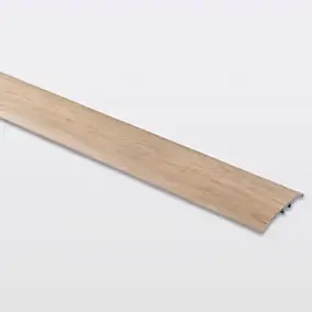Barre de seuil en aluminium auto-adhésif ,Ledbury GoodHome, décor 205, L.930 x l.37 mm