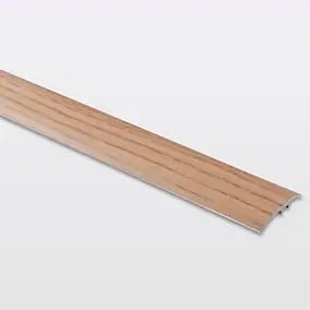 Barre de seuil en aluminium auto-adhésif, effet chêne miel GoodHome, Décor 245, L.930 x l.37 mm