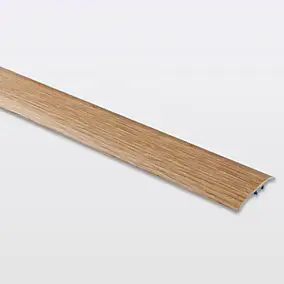 Barre de seuil en aluminium auto-adhésif, effet chêne miel GoodHome, décor 235, L.930 x l.37 mm