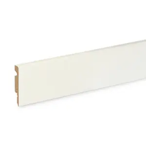 Plinthe - Blanc - L. 220 x l. 6 x Ép. 1,1 cm
