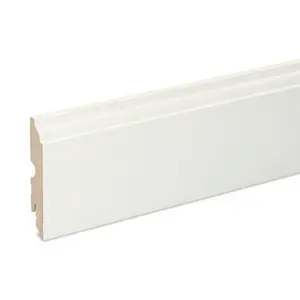Plinthe moulurée blanche L. 220 cm x l. 90 mm x Ép. 16 mm