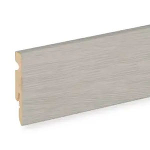 Plinthe décor imitation chêne gris L. 220 x - H. 6 cm x Ép. 11 mm
