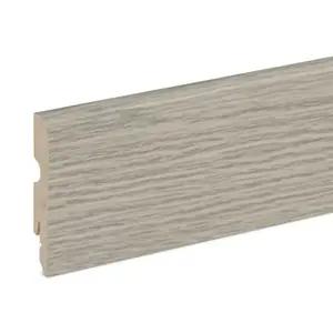 Plinthe décor imitation chêne polaire L. 220 x - H. 8 cm x Ép. 13 mm