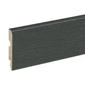 Plinthe décor imitation anthracite L. 220 x - H. 8 cm x Ép. 13 mm