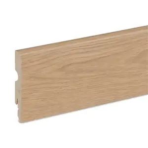 Plinthe décor imitation chêne - L. 220 x - H. 8 cm x Ép. 13 mm - Décor 140