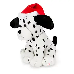 Peluche de Noël animée et musicale dalmatien