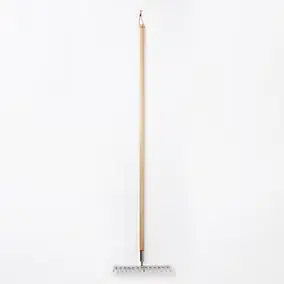 Rateau Durum GoodHome 150 x 35 cm en acier inoxydable