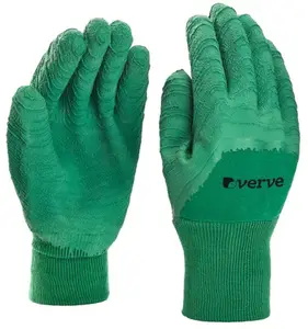 Gants de jardin en coton et latex - Taille 9