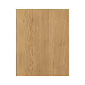 Côté de remplacement bas gauche Goodhome Verbena chêne massif H. 72 cm x l. 57 cm x Ep. 18 mm