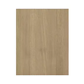 Côté de remplacement bas droit Goodhome Chia décor chêne clair H. 72 cm x l. 57 cm x Ep. 18 mm