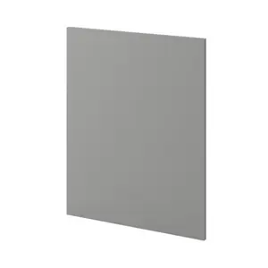 Côté de remplacement bas droit "Alisma" gris laqué l.57 x h.72 x ép.1,8 cm
