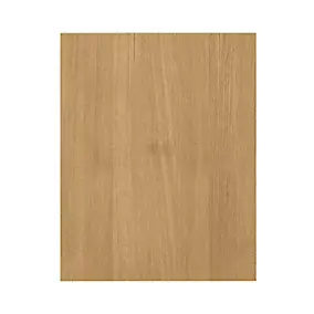 Côté de remplacement bas droit Goodhome Verbena chêne massif H. 72 cm x l. 57 cm x Ep. 18 mm