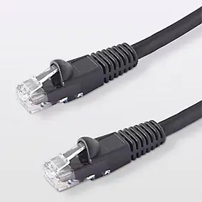 Câble RJ45 Mâle / Mâle Catégorie 5E noir Blyss, 5 m