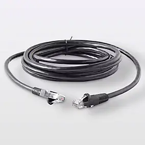 Câble RJ45 Mâle / Mâle Catégorie 5E noir Blyss, 3 m