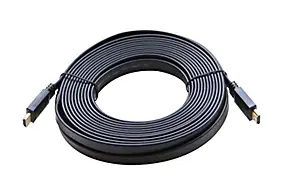 Câble HDMI Mâle / Mâle coudé 4K noir Blyss Or, 10 m
